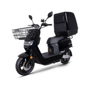 Scuter electric, baterii litiu detasabile, motor 3000W, negru - Robo-SC