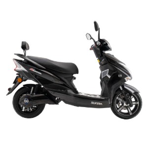 Scuter electric, baterie litiu detasabila, motor 1800W, negru - Hawk