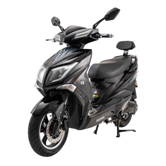 Scuter electric, baterie litiu detasabila, motor 1800W, negru - Hawk