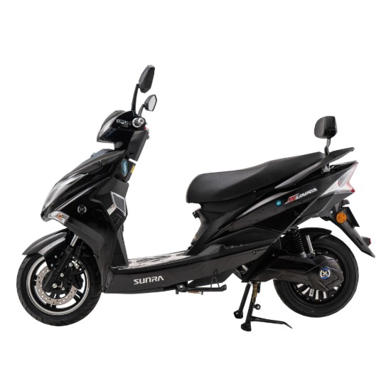Scuter electric, baterie litiu detasabila, motor 1800W, negru - Hawk