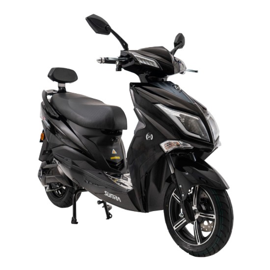 Scuter electric, baterie litiu detasabila, motor 1800W, negru - Hawk