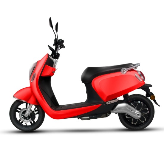 Scuter electric, baterie litiu detasabila, motor 3000W, rosu - Crystal 2