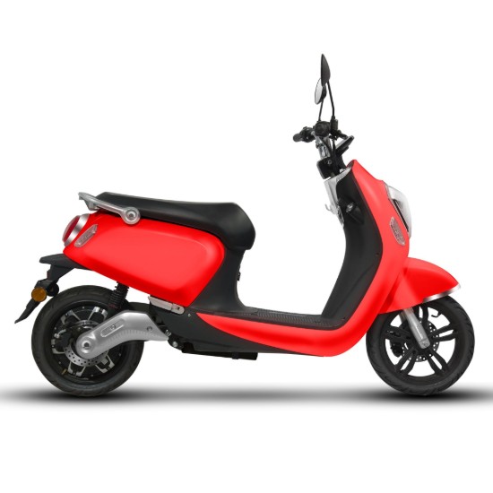 Scuter electric, baterie litiu detasabila, motor 3000W, rosu - Crystal 2